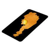 Wiener Schnitzel - Karte Österreichs Magnet (Linke Seite)