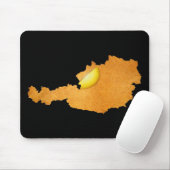 Wiener Schnitzel - Karte Österreichs Mousepad (Mit Mouse)