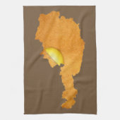 Wiener Schnitzel - Karte von Österreich Handtuch (Vertikal)