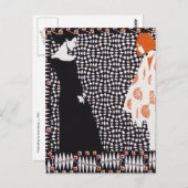 Wiener Sezession - Kolo Moser Vorfruhling Postkarte (Vorne/Hinten)