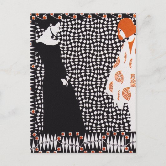 Wiener Sezession - Kolo Moser Vorfruhling Postkarte (Vorderseite)