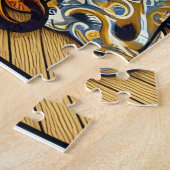 Wiener Sezession Soirée mit Katzen, Hannukah Puzzle (Seite)