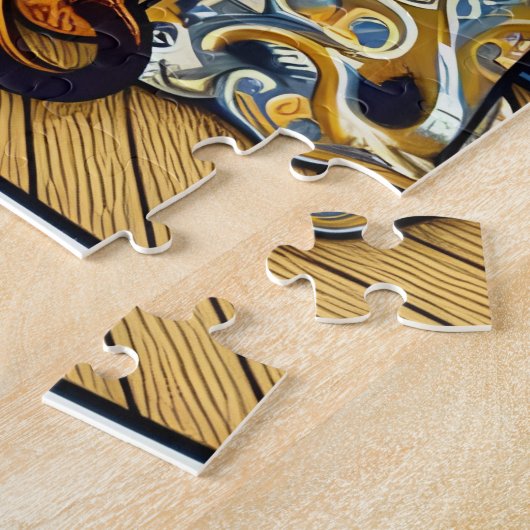 Wiener Sezession Soirée mit Katzen, Hannukah Puzzle (Seite)