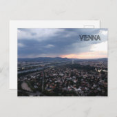 Wiener Skyline Postkarte (Vorne/Hinten)