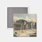 Wiener Staat Opera House, c.1869 Magnet (Vorderseite/Rückseite)