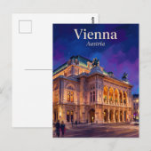 Wiener Staatsoper Österreich Postkarte (Vorne/Hinten)