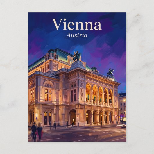 Wiener Staatsoper Österreich Postkarte (Vorderseite)