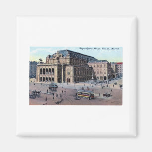 Wiener Staatsoper, Wien, Österreich c1915 Vintage Magnet