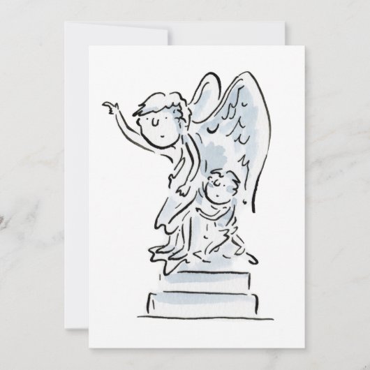 Wiener Statue Einladung (Vorderseite)