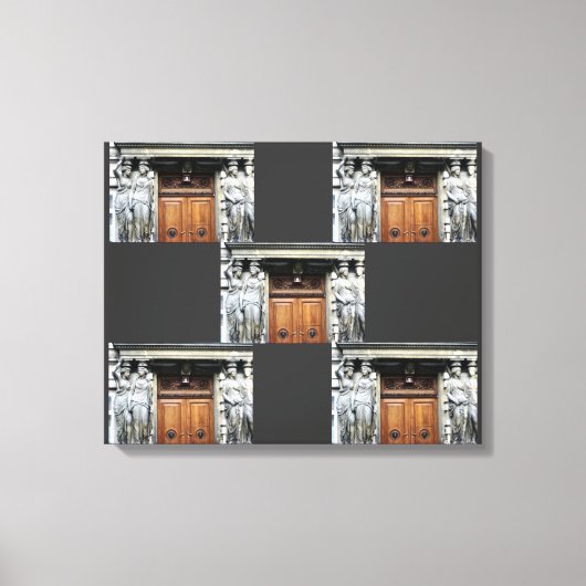 Wiener Tür Leinwanddruck (Vorderseite)