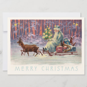 Wiener Wald Santa Feiertagskarte