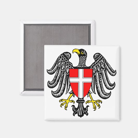 Wiener Wappen-Magnet Magnet (Vorderseite/Rückseite)