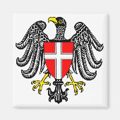 Wiener Wappen-Magnet Magnet (Vorne)