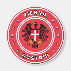 Wiener Wappen, Österreich Magnet