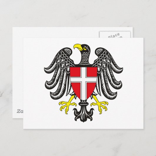 Wiener Wappen Postkarte (Vorne/Hinten)