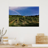 Wiener Weingarten Rainbow Poster (Küche)