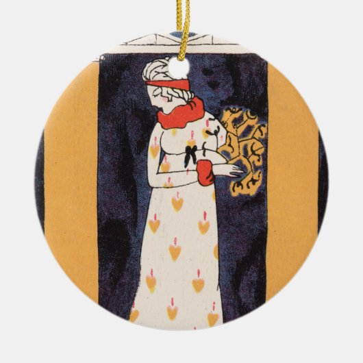 Wiener Werkstätte Nr. 887 Keramik Ornament (Vorne)