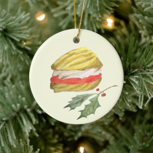 Wiener Whirlpool Biscuit und Heilige Weihnachten Keramik Ornament (Baum)