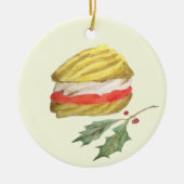 Wiener Whirlpool Biscuit und Heilige Weihnachten Keramik Ornament (Vorne)