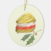 Wiener Whirlpool Biscuit und Heilige Weihnachten Keramik Ornament (Links)
