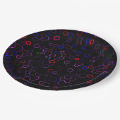 Wierd Science Paper Plate Design 2 Pappteller (Schrägansicht)