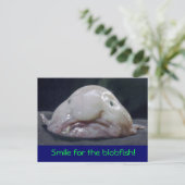 wieriger Fisch Postkarte (Stehend Vorderseite)