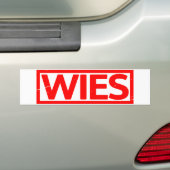Wies Briefmarke Autoaufkleber (Auf Auto)