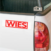 Wies Briefmarke Autoaufkleber (Auf Lkw)