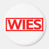 Wies Briefmarke Magnet (Vorne)