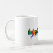 Wiesbaden Deutschland Skyline Kaffeetasse (Links)
