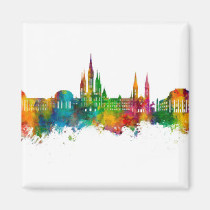 Wiesbaden Deutschland Skyline Magnet