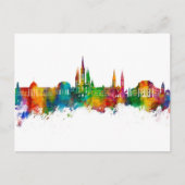 Wiesbaden Deutschland Skyline Postkarte (Vorderseite)