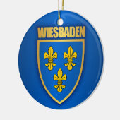 Wiesbaden Keramik Ornament (Links)