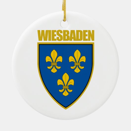 Wiesbaden Keramik Ornament (Hinten)