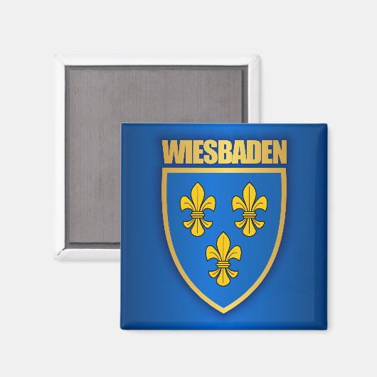 Wiesbaden Magnet (Vorderseite/Rückseite)