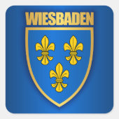 Wiesbaden Quadratischer Aufkleber (Vorderseite)