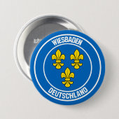 Wiesbaden RundEmblem Button (Vorne & Hinten)