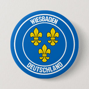 Wiesbaden RundEmblem Button