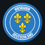 Wiesbaden RundEmblem Magnet<br><div class="desc">Wiesbaden RundEmblem</div>
