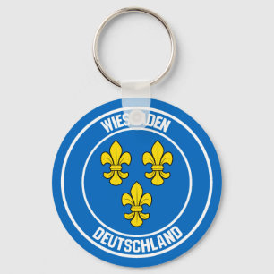 Wiesbaden RundEmblem Schlüsselanhänger