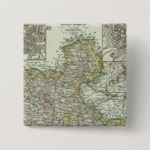 Wiesbaden und Frankfurt Deutschland Button