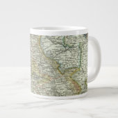 Wiesbaden und Frankfurt Deutschland Jumbo-Tasse (Vorderseite Rechts)