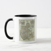 Wiesbaden und Frankfurt Deutschland Tasse (Links)