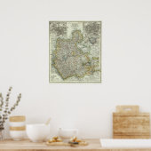 Wiesbaden und Frankfurt/Main Deutschland Poster (Küche)