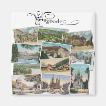 Wiesbaden: Vintage Postkarten Souvenir