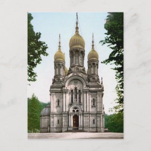 Wiesbadens "Griechische Kapelle" Postkarte