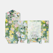 Wiese-Blume Geschenkschachtel (Ungefaltet)