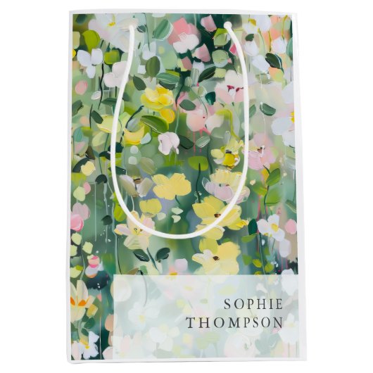 Wiese-Blume Mittlere Geschenktüte (Vorderseite)