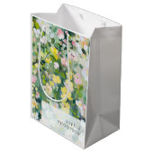 Wiese-Blume Mittlere Geschenktüte (Rückseite Schrägansicht)