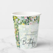 Wiese-Blume Pappbecher (Vorderseite)